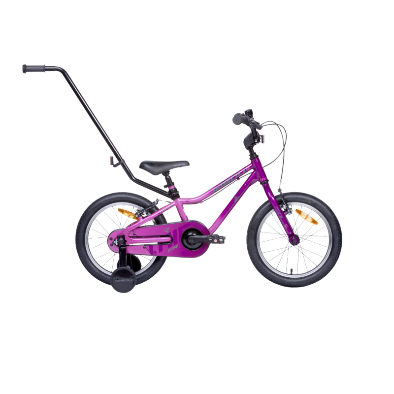 Lasten polkupyörä TABOU Mini FR, 14″ pinkki-violetti