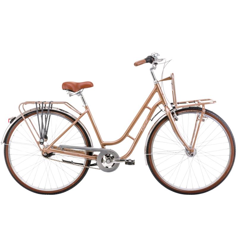 Велосипед ROMET Luiza Lux, бежевый