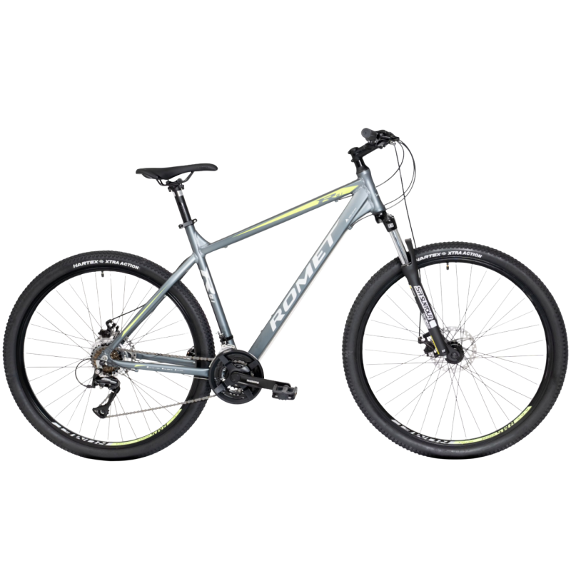 Велосипед ROMET Rambler R9.1, 29″ серо-зелёный