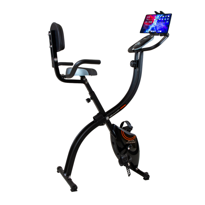 Folding exercise bike BH FITNESS Evo B1500, with backrest