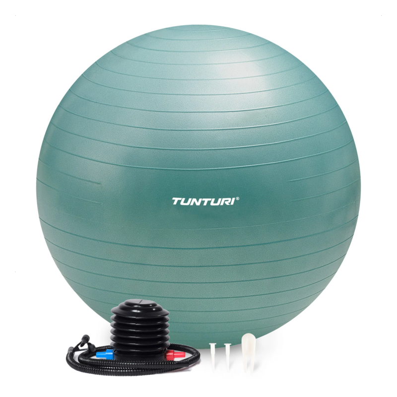 Võimlemispall TUNTURI Gymball 55cm, Anti-Burst, Petrol