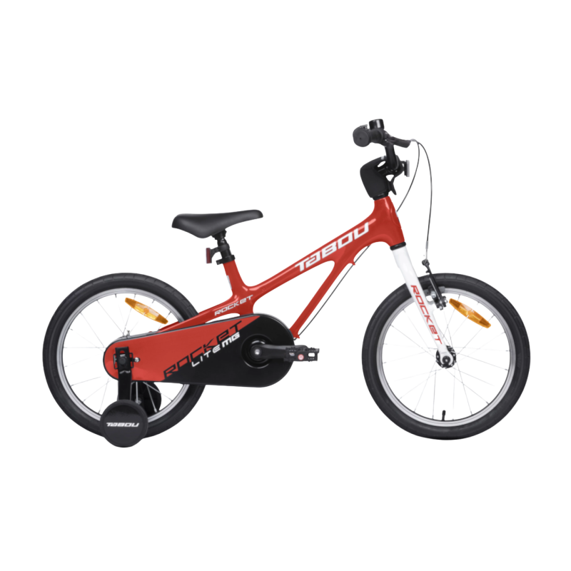 Ülikerge laste jalgratas TABOU Rocket Lite MG, 14″ punane/valge