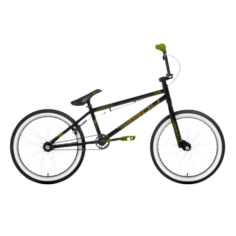 BMX velosipēds TABOU BMX Gravity 3.0, 20″ melns-zaļš