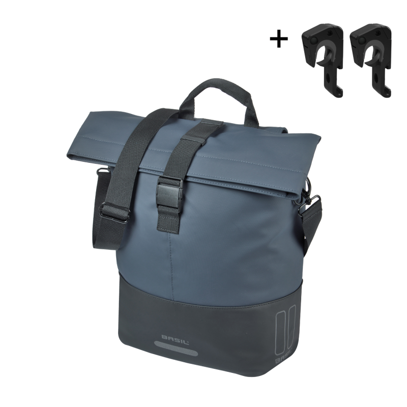 Pakiraamikott BASIL Cove with MIK Hooks, 14-16 L, sinine/must