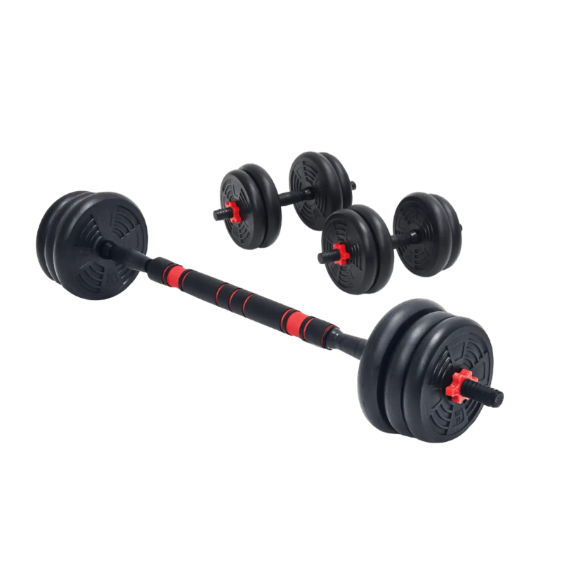 Hantlite ja tõstekangikomplekt CHRISTOPEIT 2-in-1 Dumbbell Set 15kg