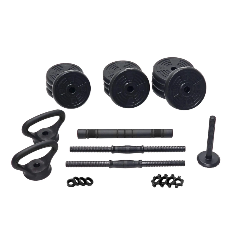 Hantlite ja tõstekangikomplekt CHRISTOPEIT 4-in-1 Dumbbell Set 20kg