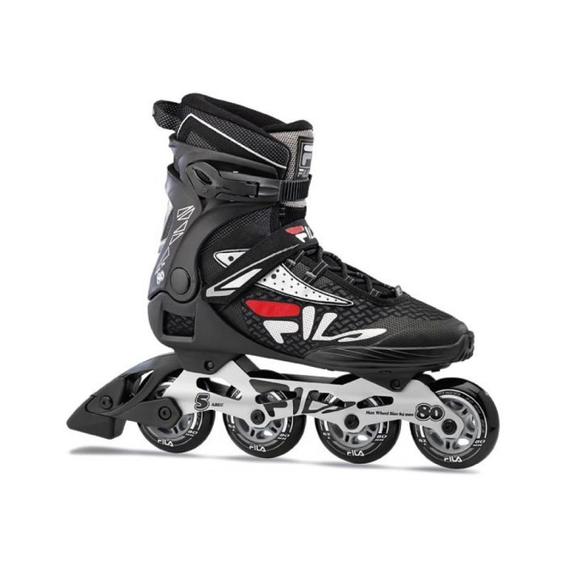 Rulluisud FILA LEGACY PRO 80, must-punane-hall
