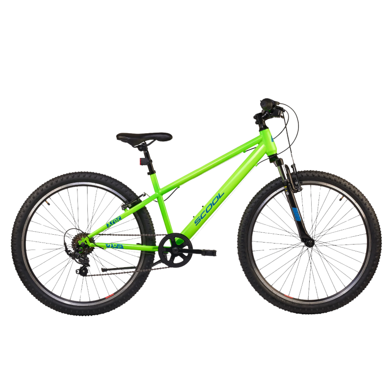 Noorte jalgratas S’COOL Xroc, 26″ Neon Green/Ocean