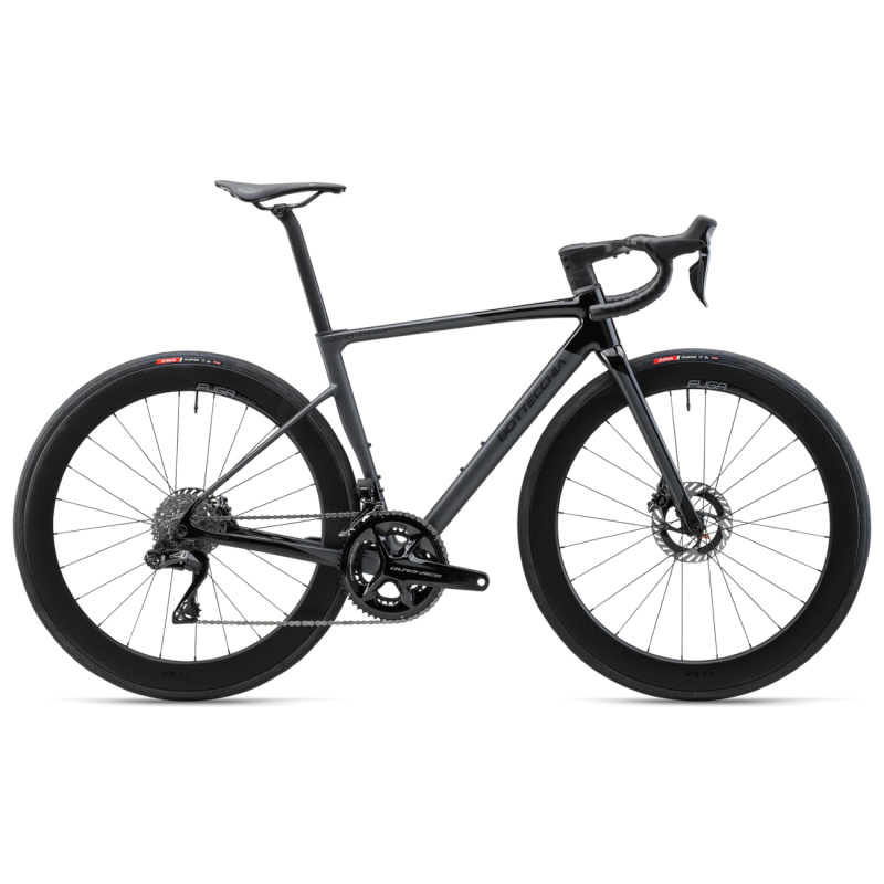 Шоссейный велосипед BOTTECCHIA 8avio Ultimate — Shimano 105 Di2 24s — C39 глянцевый и матовый черный