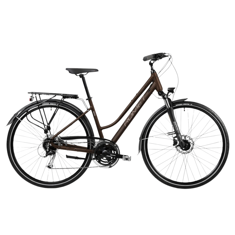 Bicycle ROMET Gazela 6, brown