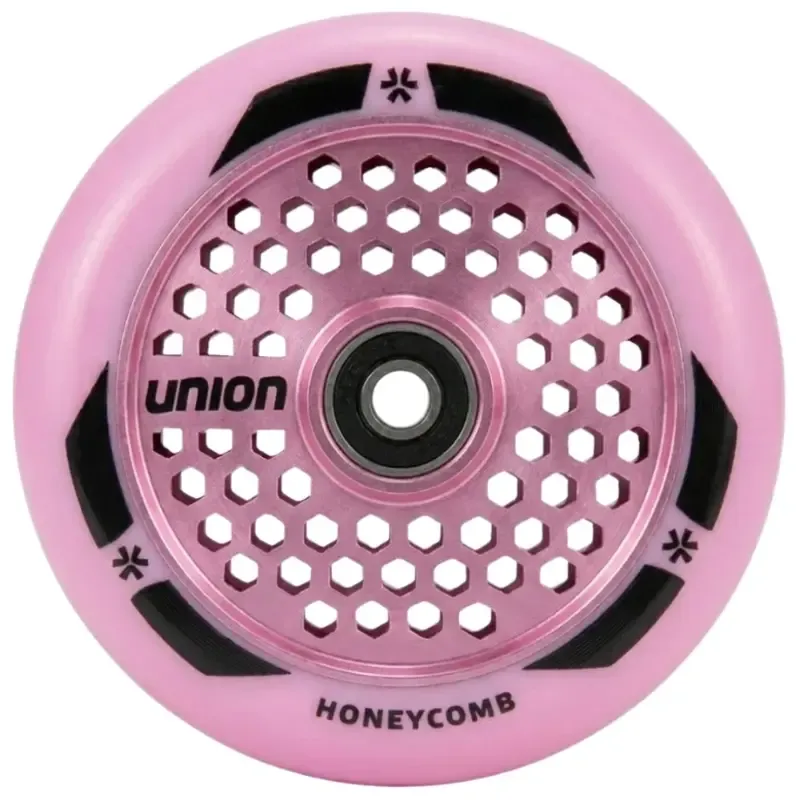 Колесо для самоката UNION Honeycomb Pro 110 мм, розовое