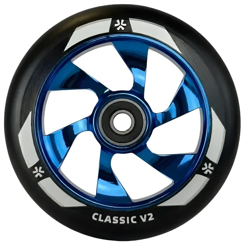 Wheel for scooter Union Credit V2 Pro Scooter Wheel 110mm Chrome/Blue
