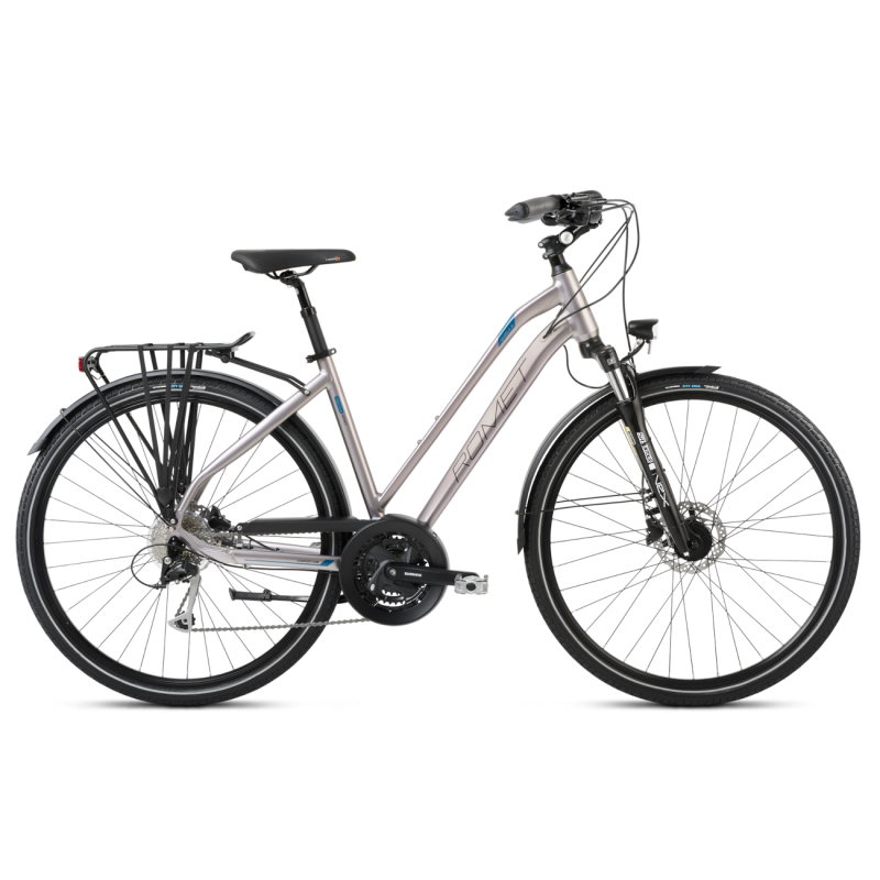 Bicycle ROMET Gazela 8, gray-blue