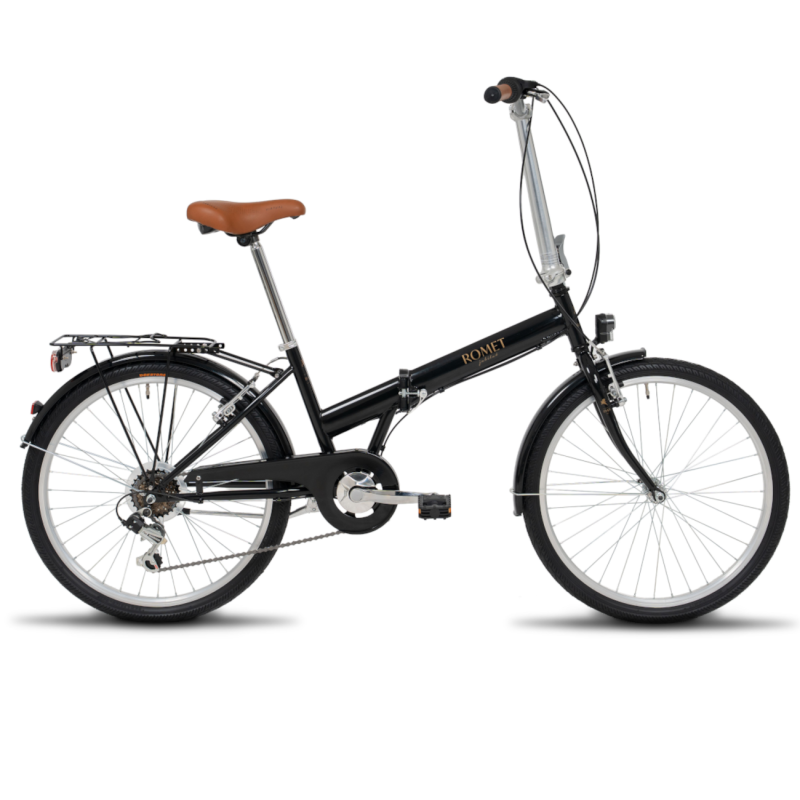 Folding bicycle ROMET Jubilat ECO, black