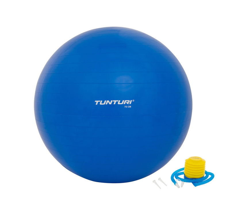 Гимнастический мяч TUNTURI Gymball 55см, синий
