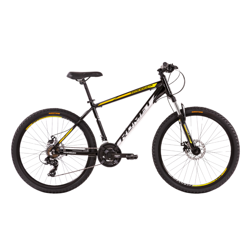 Noorte jalgratas ROMET Rambler R6.2, 26″ 17″ M, must-kollane