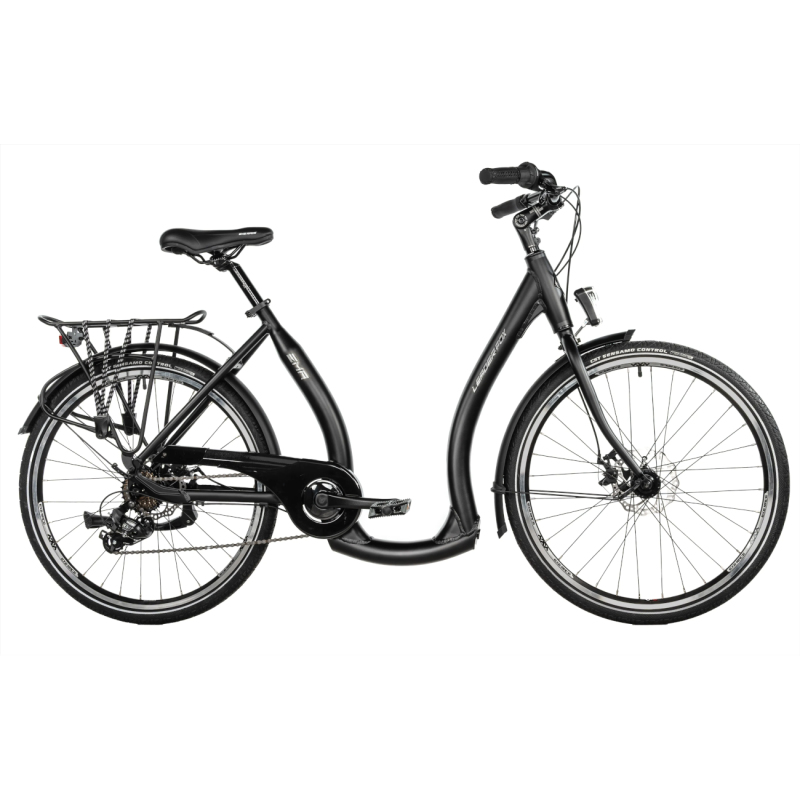 Ultra-low frame bicycle LEADER FOX Ema 26″ Lady, Black
