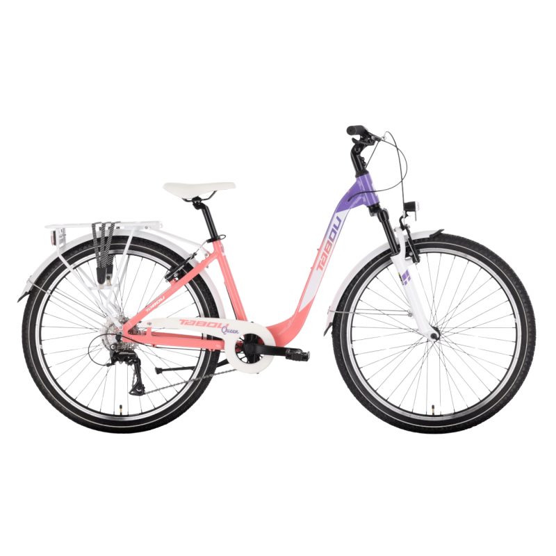 Youth bicycle TABOU Queen 26, pink-white