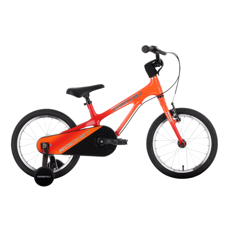 Ultralight children’s bicycle TABOU Rocket MG, 16″ red-orange