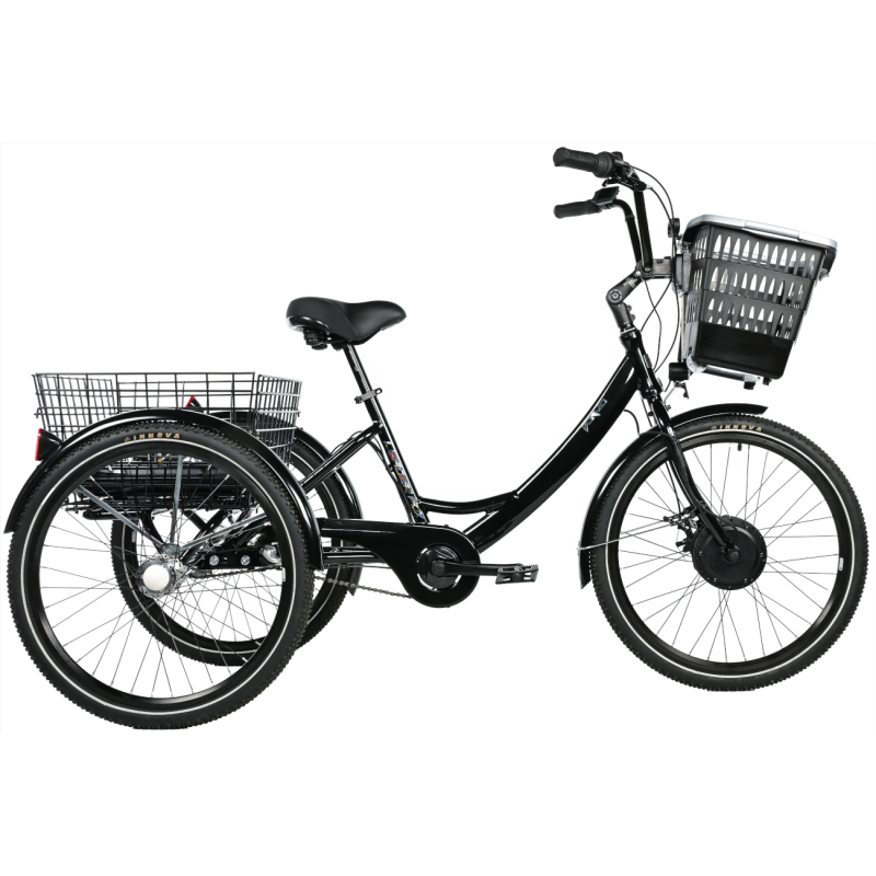 Kolmerattaline elektrijalgratas LEADER FOX Bormio, Black