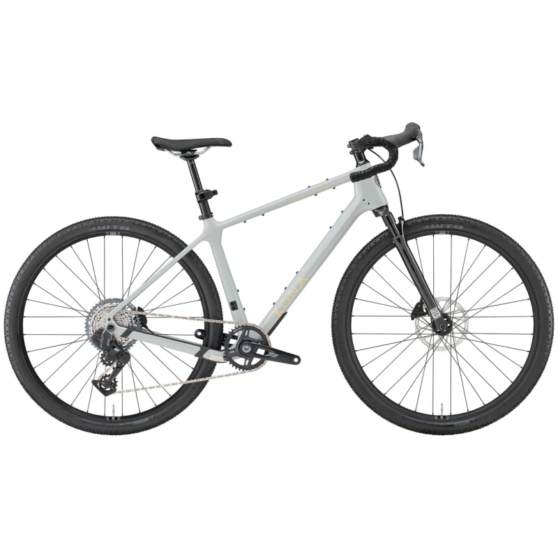 Gravel bike KONA Ouroboros CR/DL, Gloss Concrete