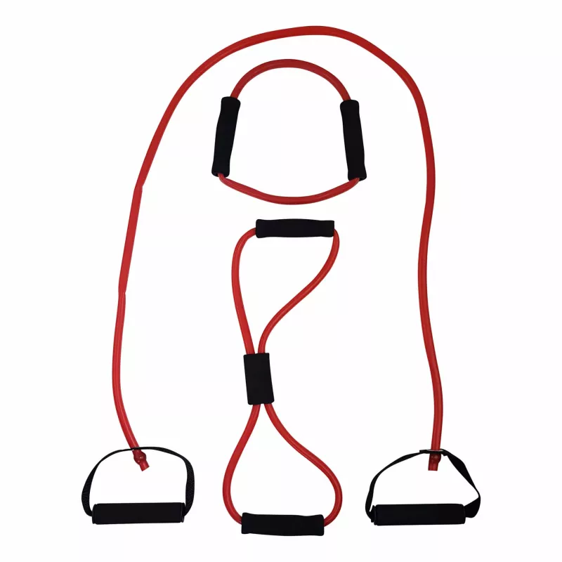 Gymnastics set TUNTURI Tubing set with grip, heavy, red