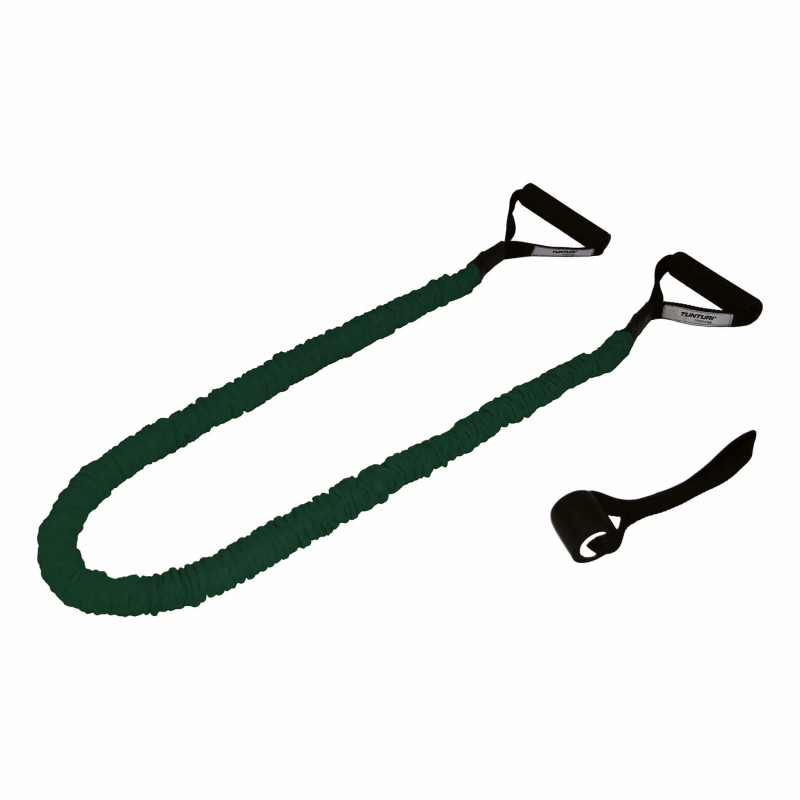 Võimlemiskomplekt TUNTURI Tubing set with protection sleeve, medium, roheline