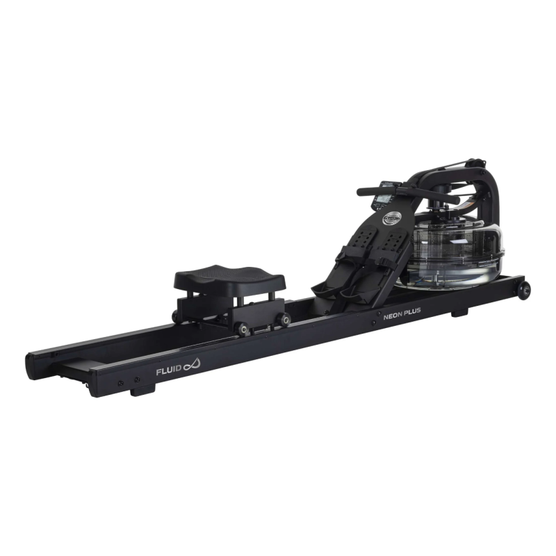 Sõudeergomeeter TUNTURI Fluid Rower Neon Plus Black (BT)