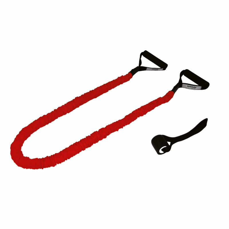 Гимнастический комплект TUNTURI Набор трубок с защитным чехлом, тяжелый, красный