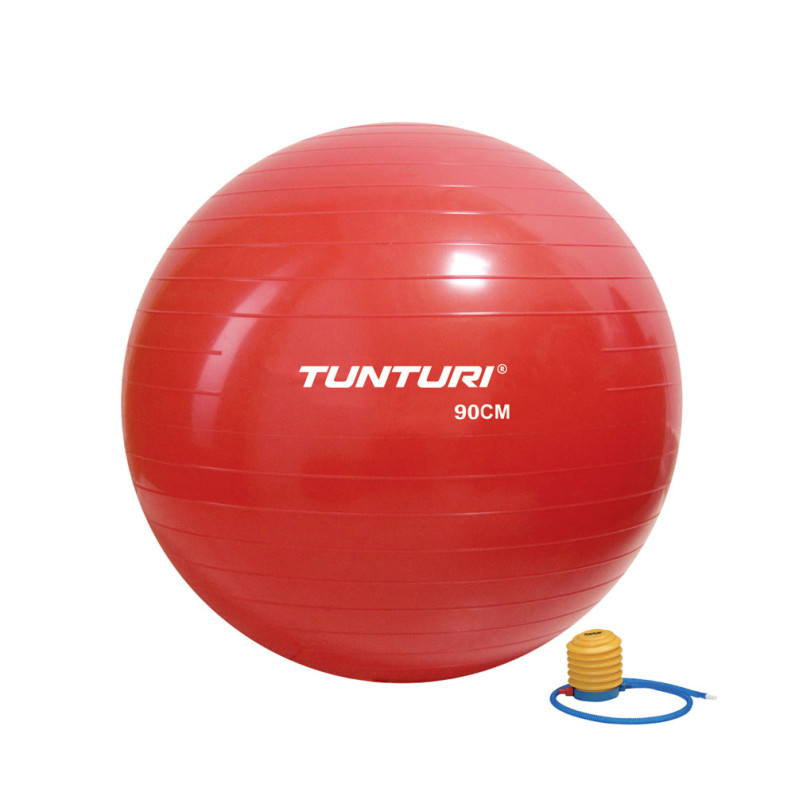 Gymnastics ball TUNTURI Gymball 75cm, red