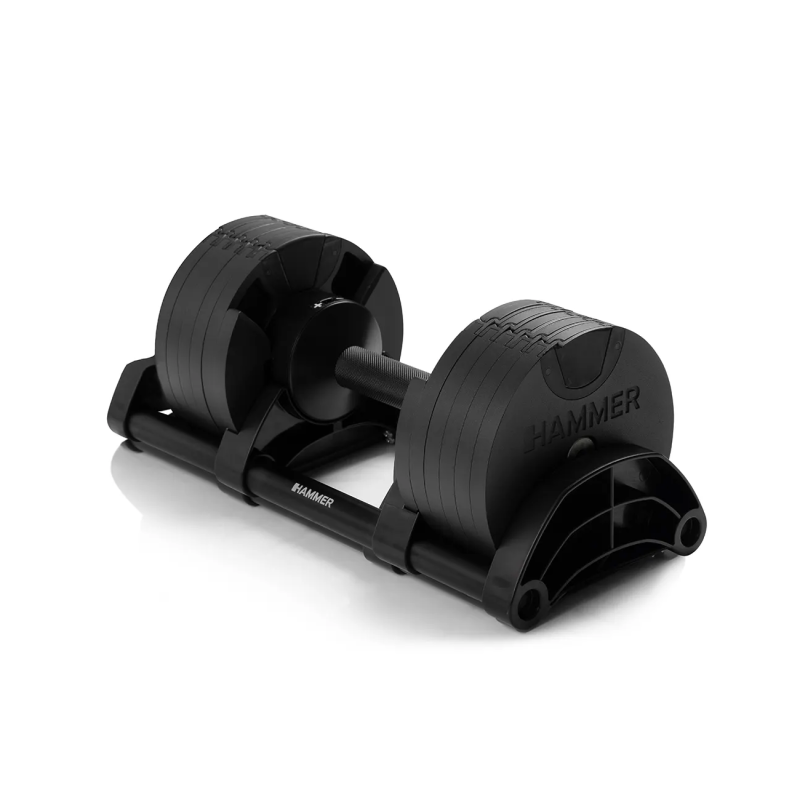 Adjustable dumbbell HAMMER SmartLock, 20 kg