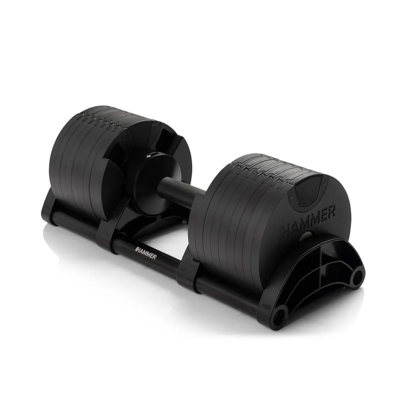 Регулируемая гантель HAMMER SmartLock, 32 кг