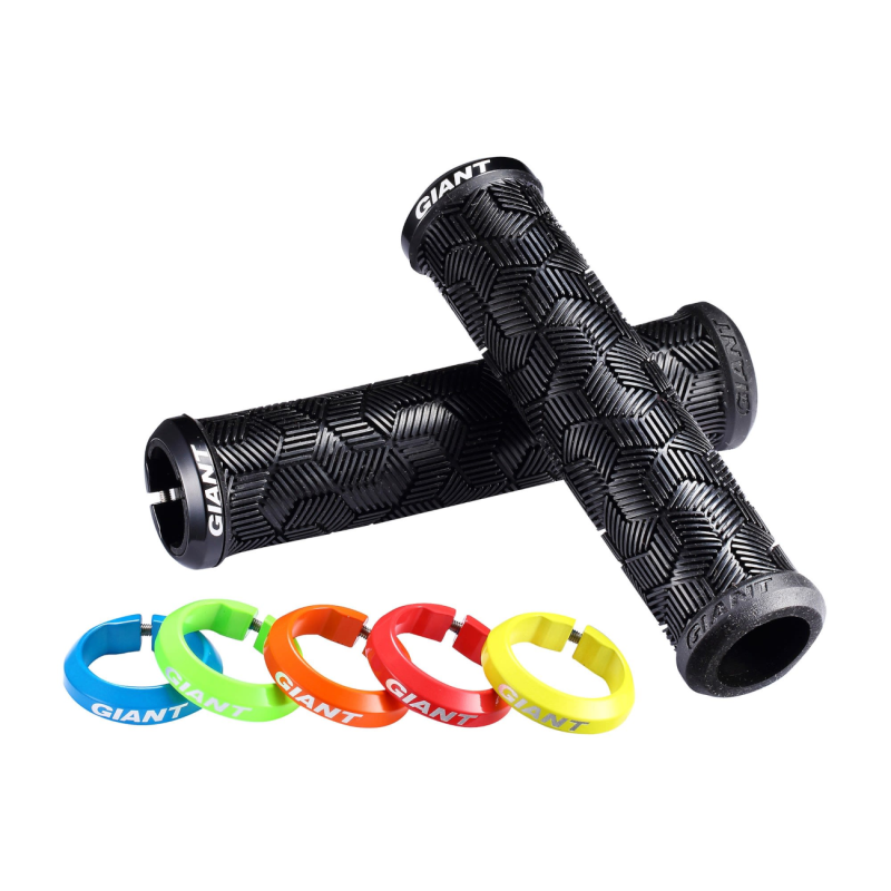 Käepidemed GIANT Tactal Single Lock-On Grips, Black/Blue