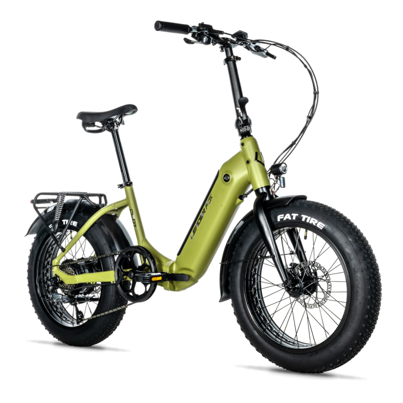 Elektriline kokkupandav fatbike LEADER FOX Cody 20″, Green