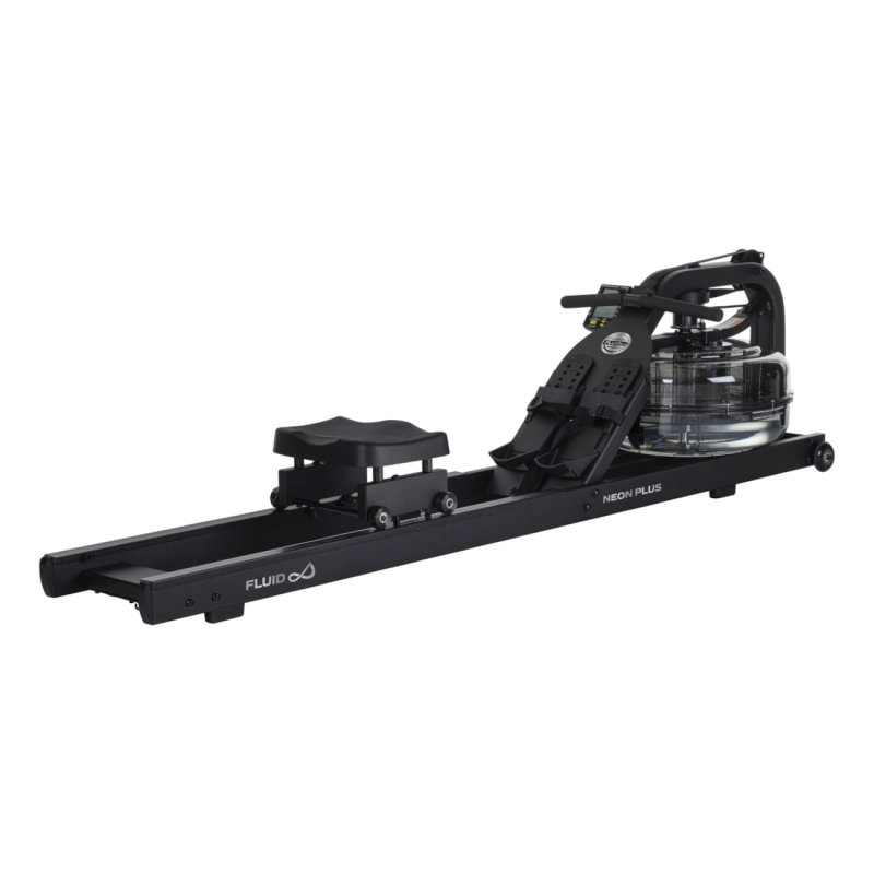 Гребной тренажер TUNTURI Fluid Rower Neon Plus Black