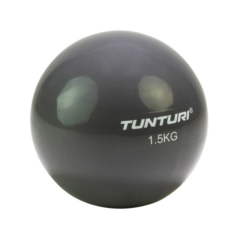 Võimlemispall TUNTURI Yoga Toningball 1.5kg, antratsiit