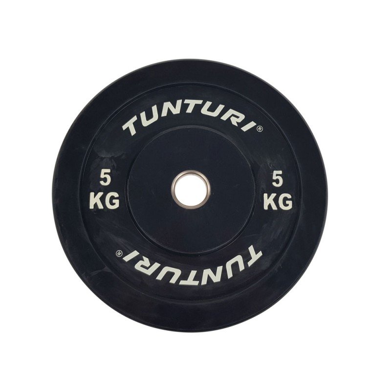 Raskusketas Tunturi Training Bumper Plate 5 kg Black