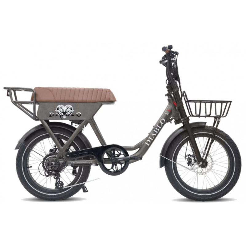 Electric bicycle DIABLO X1, matte gray