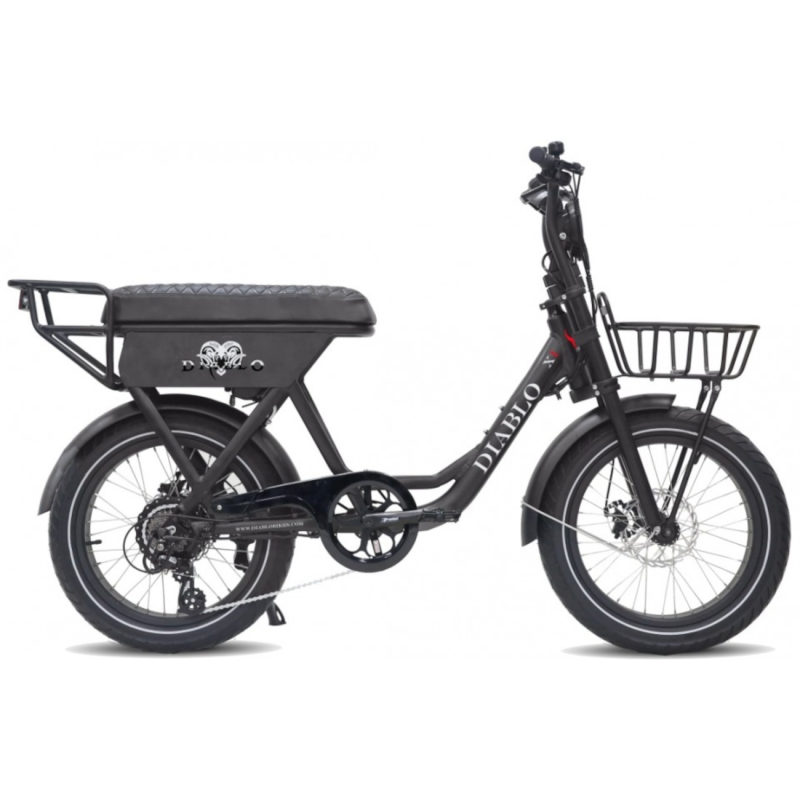 Electric bicycle DIABLO X1, matte black