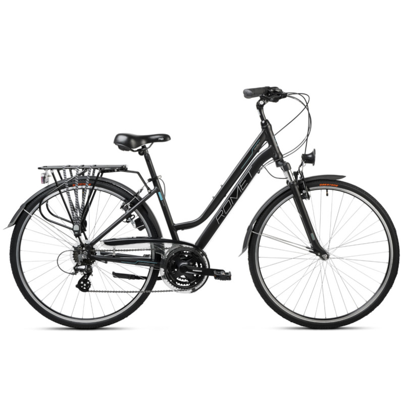 Велосипед Romet Gazela, 28″, размер L, черный (2023)