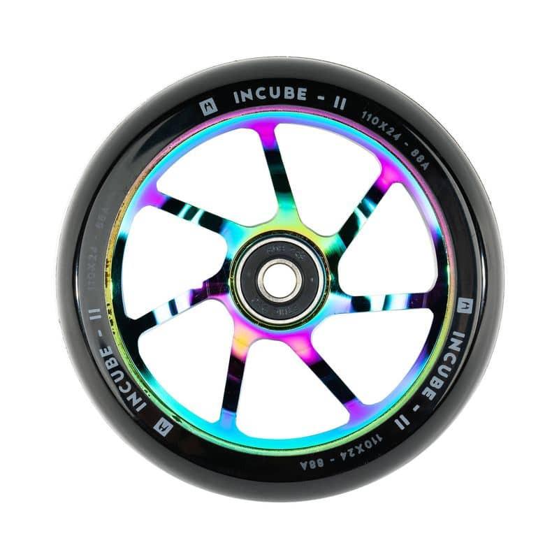 Ratas tõukerattale Ethic Incube Wheel V2 100 mm Rainbow