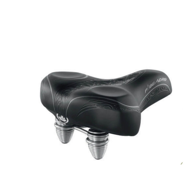 Sadul SELLE Monte Grappa PiQuadro, 280 x 235 mm, double vedrud, must