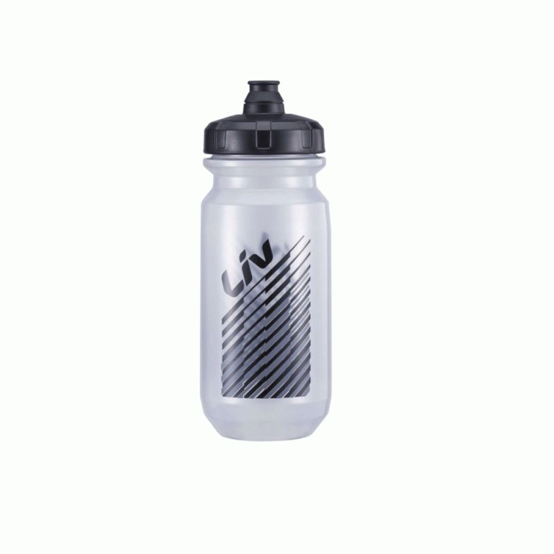 Drinking bottle LIV DOUBLESPRING 600CC TRASPARENT/BLACK