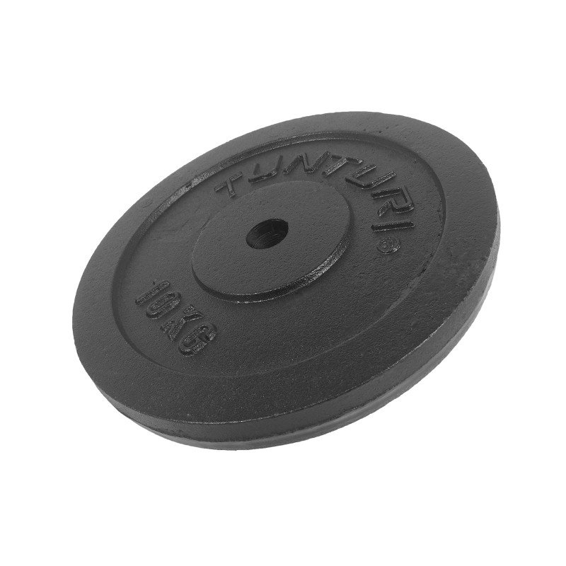 Весовой диск TUNTURI Plate Black, 10 кг