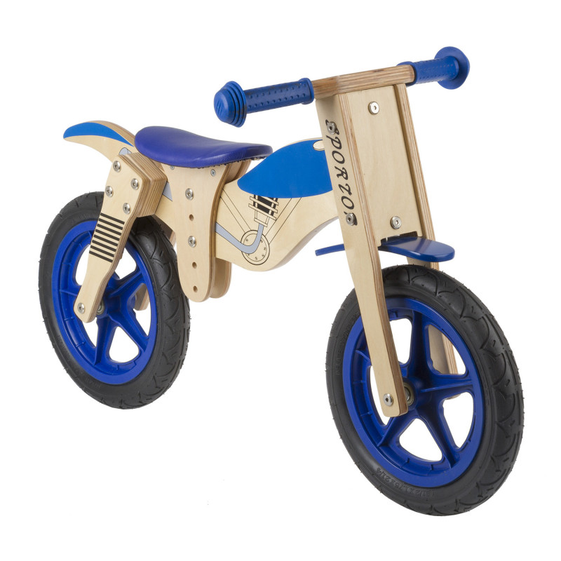 T-pyörä M-Wave Moottoripyörä, puinen 12″, 2-4 vuotiaille