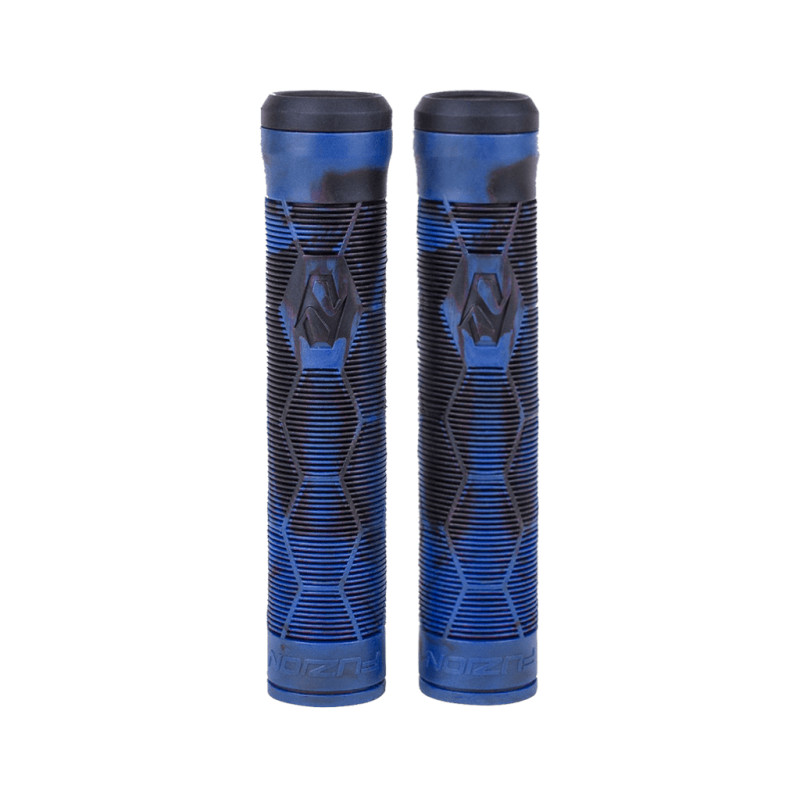 Грипсы Fuzion Hex Pro Scooter Grips Black/Blue Swirl