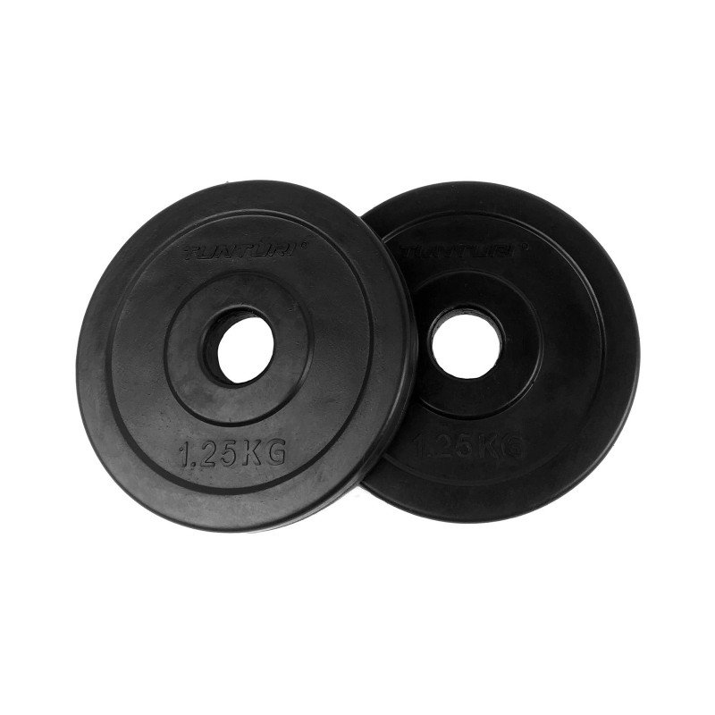 Весовые диски Tunturi Rubber Plates 1,25 кг, пара