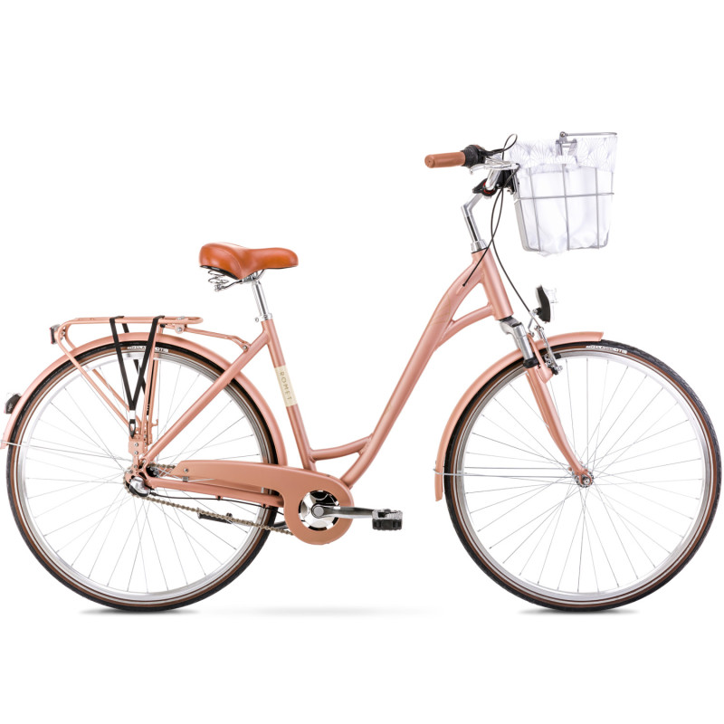 Велосипед Romet Art Deco Eco, 28 дюймов + передняя корзина