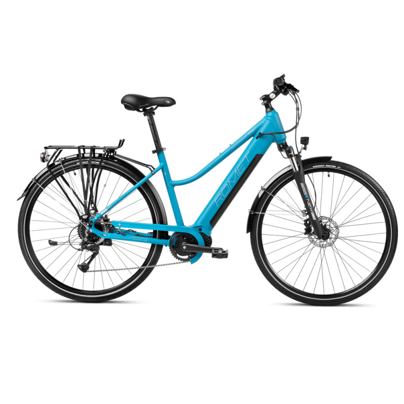 Elektriskais velosipēds Romet Gazela 2 MM, 28″, zils (2023)