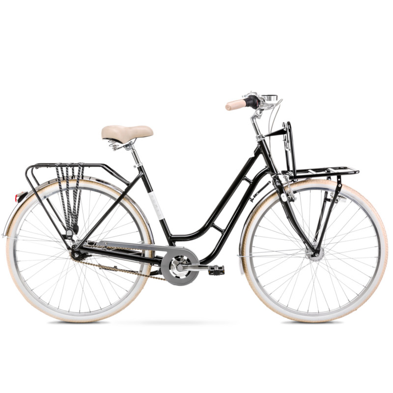 Velosipēds Romet Luiza Lux, 28", melns